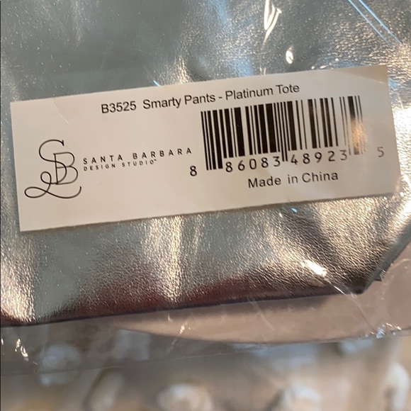 4 for $20 NWT “Smarty Pants” tote by Santa Barbara Design - Picture 5 of 5